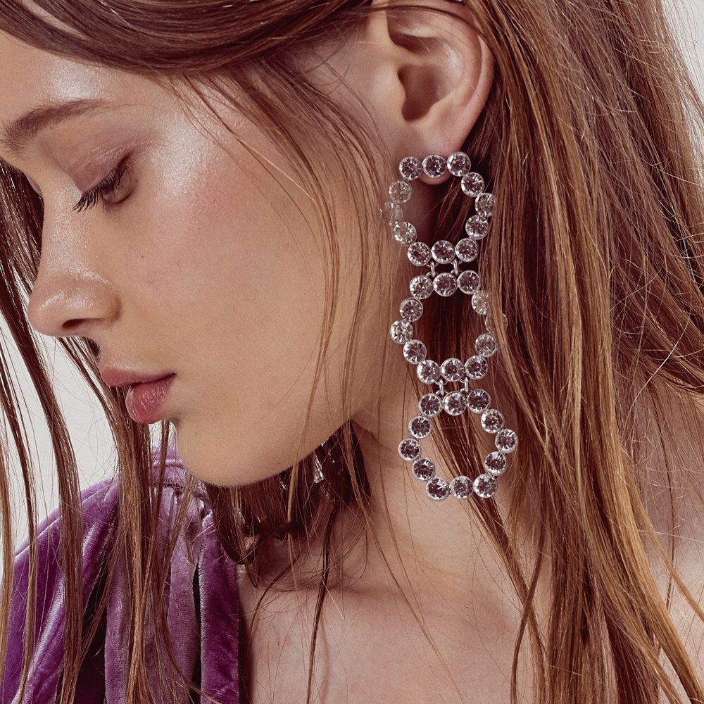 For Love & Lemons Mira Earrings New